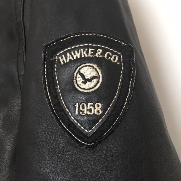 NEW - Hawks & Co Leather Jacket - Picture 2 of 5